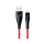 Kabel USAMS Kabel pleciony U41 microUSB 3m 2A czerwony